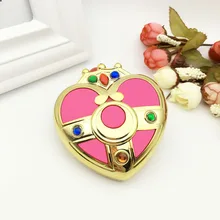 Моряк лунный свет памяти серии космическое сердце, зеркальный чехол, компактный с украшением в виде кристаллов косметическое зеркало для макияжа Рождественский Санта подарки