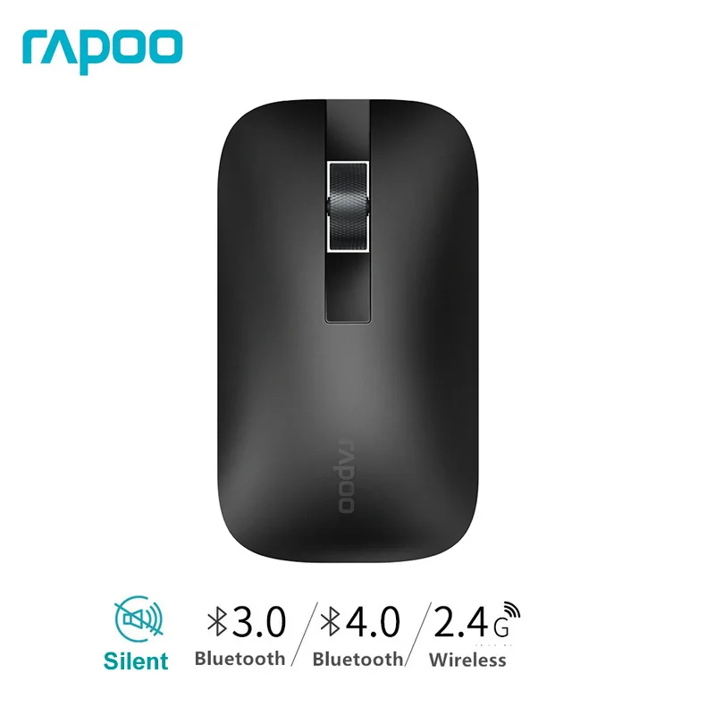 Online Rapoo M550 Dünne Multi Modus bluetooth 3,0 4,0 2,4G Drahtlose Maus Office Home Computer Verwenden Stille Mäuse Können verbunden werden 3 Geräte