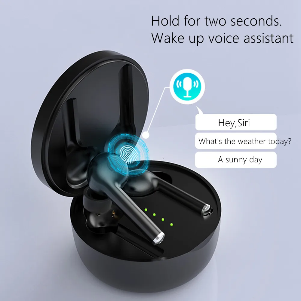 New TW40 TWS Wireless Earphones Bluetooth 5.0 Super Bass 3D Stereo Headset Smart Noise Reduction Sport Earbuds Dual Microphone