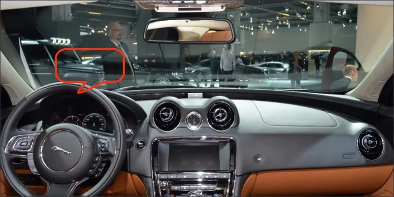 Для Jaguar XF/XJ/XE/XJR-Автомобильный дисплей HUD Head Up-безопасный экранный проектор отражающее лобовое стекло