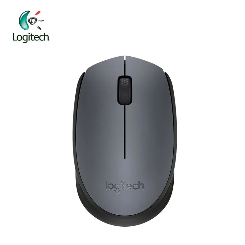 Беспроводная мышь logitech M170 2,4G с разрешением 1000 точек/дюйм, нано-приемник для ПК, Поддержка игр, официальная проверка