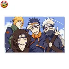 Uzumaki Наруто HOKAGEHatake Какаши Hokage Учиха Саске костюм сакуры Харуно Учиха Итачи костюм сакуры Харуно мультфильм живопись Diy цифровой