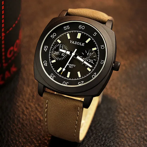 YAZOLE Wristwatch Sport Style Wrist Watch Men Top Brand Luxury Famous Male Clock Quartz Watch for Man Hodinky Relogio Masculino