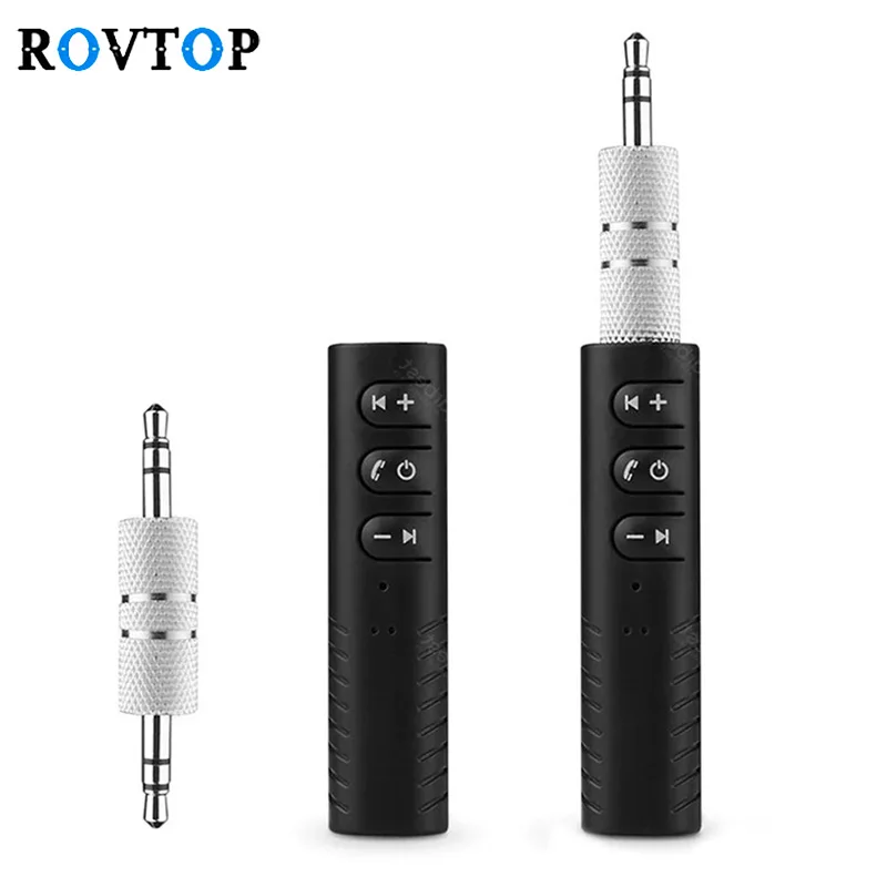 

Rovtop 3.5mm Jack Aux Wireless Bluetooth Receiver Audio Adapter Transmitter for Headphone Car Bluetooth Receiver Kit