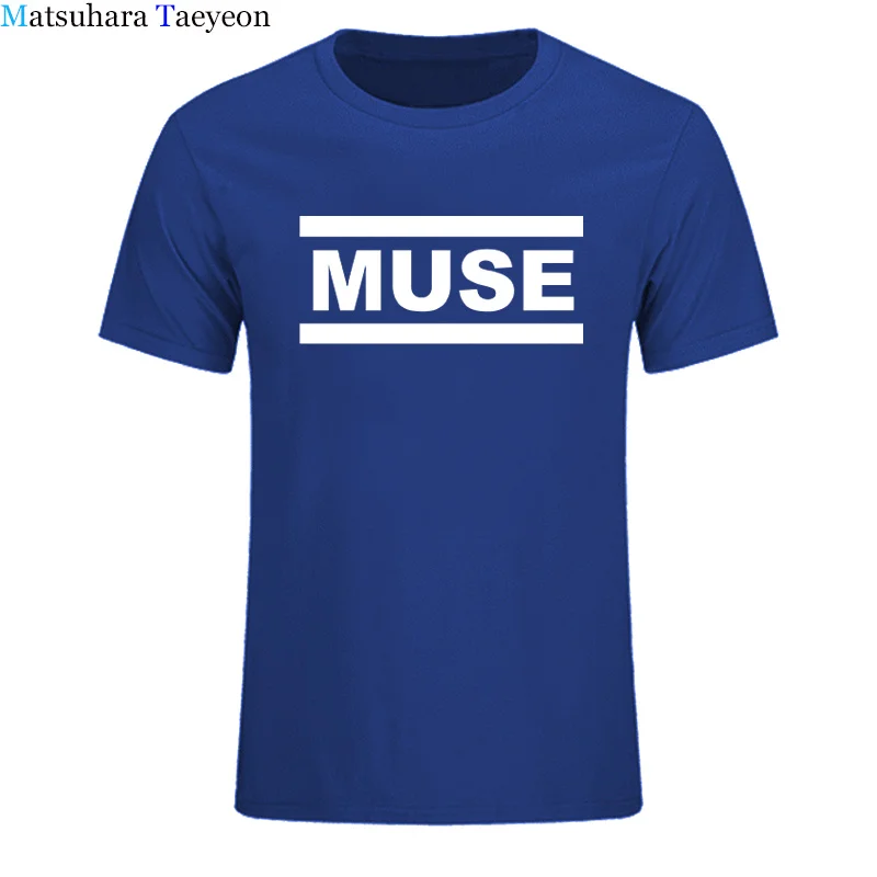 Футболка Muse мужская с коротким рукавом хлопковая тенниска круглым вырезом майка