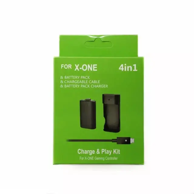 

2800mAh Rechargeable Battery Pack+Charging Station Dock Stand+USB Charger Cable Kit for Microsoft XBOX One Wireless Controller