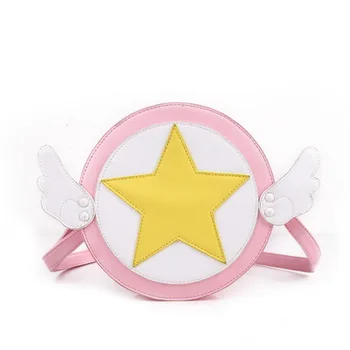 

by dhl or ems 20pcs Cosplay Anime Cardcaptor Sakura Card captor Sakura Cute wings shoulder bag costume girl bag