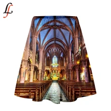 Нотр-Дам де Пари 3D К-поп юбки женские shein эластичная талия короткие женские универсальные свободные однотонные мягкие повседневные короткие женские