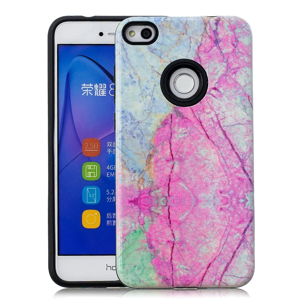 SjuzyyU phone case for Huawei P8 lite Case Cover TPU PC back Silicone Full coque funda |