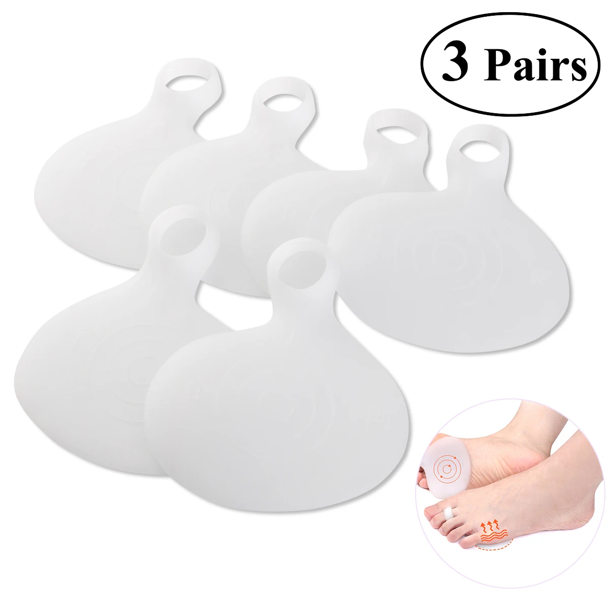 

ETEREAUTY Comprehensive Ball of Foot Cushions Kit Thumb Toe Instant Pain Relief/ Forefoot Pads /Shoe Inserts /Neumeria Pads