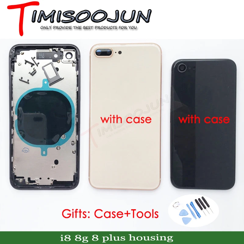 New Housing for Iphone 6 6s 7 Housing Metal frame Battery Door housing