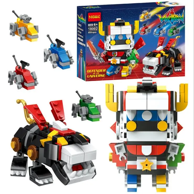 

Decool Mini Version Japanese Animated Voltroned Lion King Robot Building Block Toys Compatible With Legoings Ideaies 21311