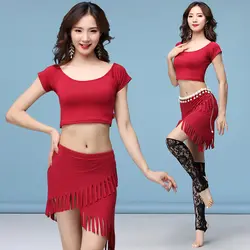 2018 Новый костюм Танцы Oriental для начинающих живота Танцы костюм 2 части живота Одежда для танцев для Для женщин
