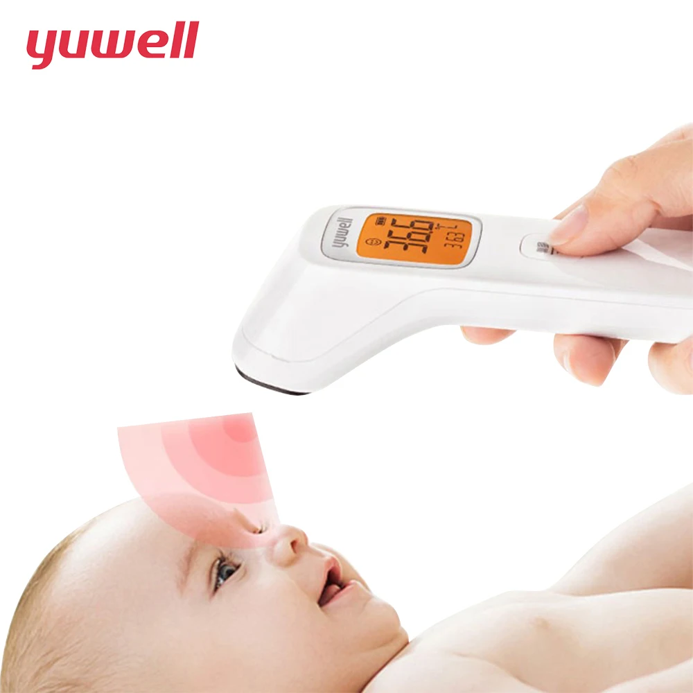  yuwell Thermometer Infrared measure the object temperature Digital lcd non contact Adult Baby body 