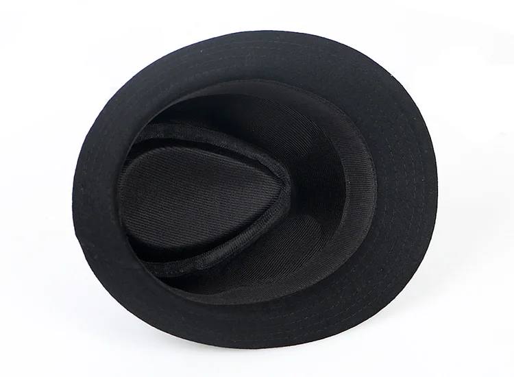 Осенняя шерстяная фетровая шляпа в стиле джаз шляпа мужская Chapeu Панама Masculino Sombrero Mujer женские фетровые шляпы мужские котелок винтажная черная Ретро Кепка