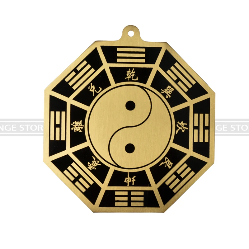 Китайский фэн-шуй тайцзи пагуа Багуа пакуа Медь зеркало 8 гексаграммы для счастливых и благословений украшения дома настенные декоративные