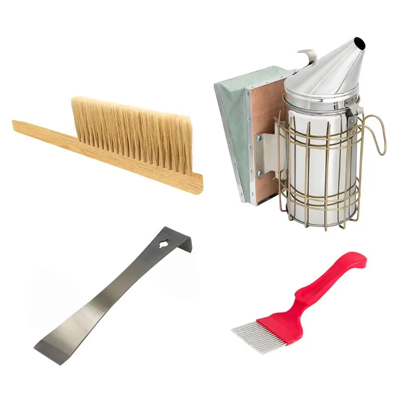 

Beekeeping Tool Kit Set of Bee Hive Smoker,Bee Brsuh Beekeeping Accessory -Bee Keeping Tool