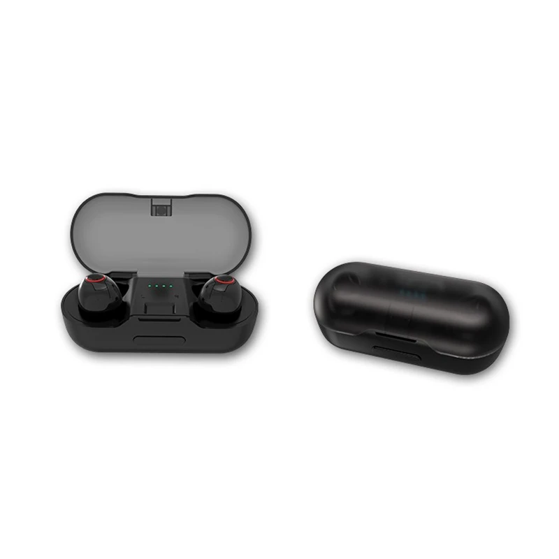VTIN TWS bluetooth-гарнитура 5,0 Беспроводные наушники-вкладыши для спортивной музыки bluetooth-гарнитура с 480 мАч зарядная коробка черный