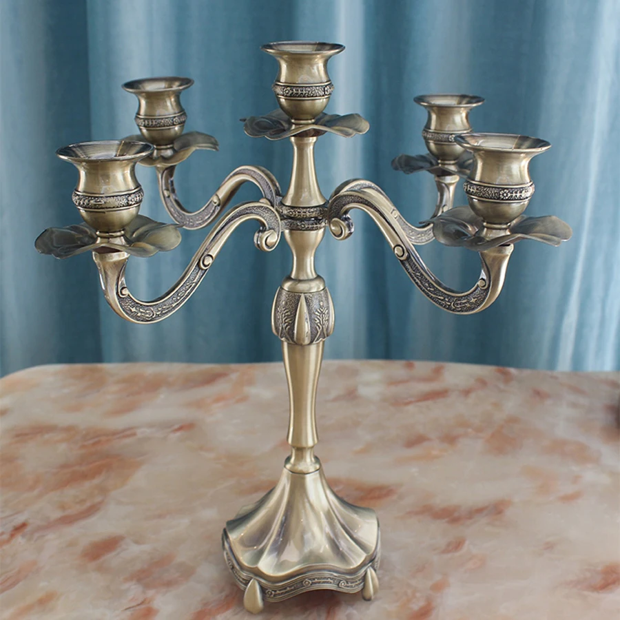 Золотые подсвечники для свадебных торжеств канделябры Lanterne Metal Porta Velas люстра Mariage