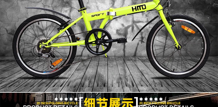 Best LOVELION 20 Inch Wheel Carbon Steel Frame 6 Speed Folding Mountain Bike Outdoor Sport Downhill Bicicleta Bmx Mtb Bicycle 60