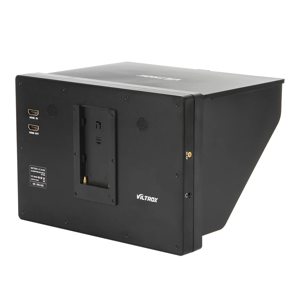  Viltrox DC-90 HD 8.9'' Super Large Screen LCD HDMI AV Camera Video Monitor Display + Battery+ Charg