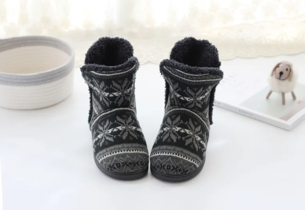 macio de pelúcia em casa tornozelo botas