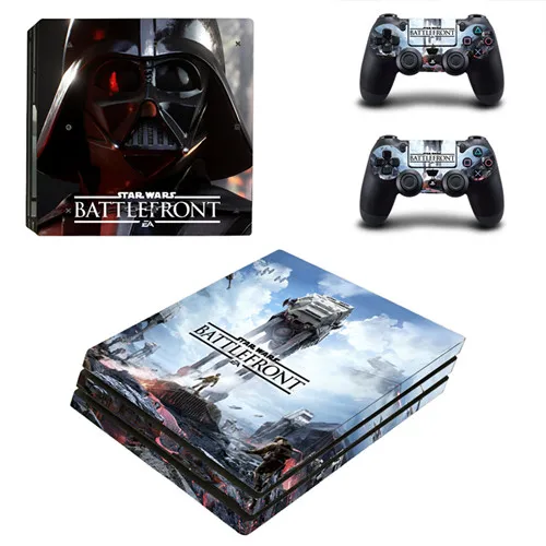 YSP4P-0416 Звездные войны Дарт Вейдер PS4 про кожу Стикеры для sony Игровые приставки 4 консоли и 2 контроллеры PS4 про кожу Стикеры s Наклейка виниловая - Цвет: YSP4P-0416