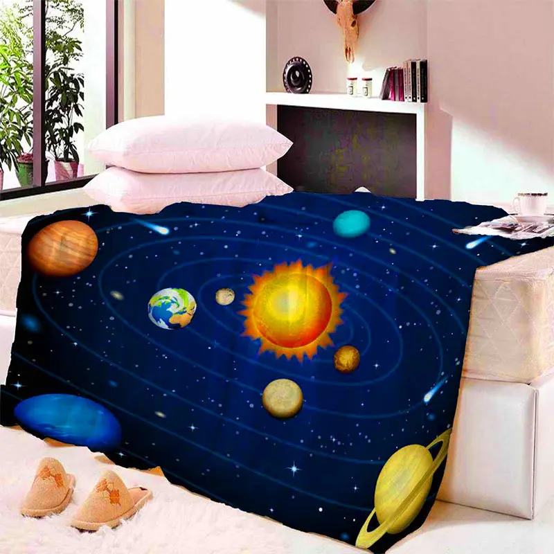 

Space Cosmic Planet Blanket Mat Tapestry Soft Wall Bedspread Beach Towel Mat Blanket Table Beach Towel Kids Cosplay