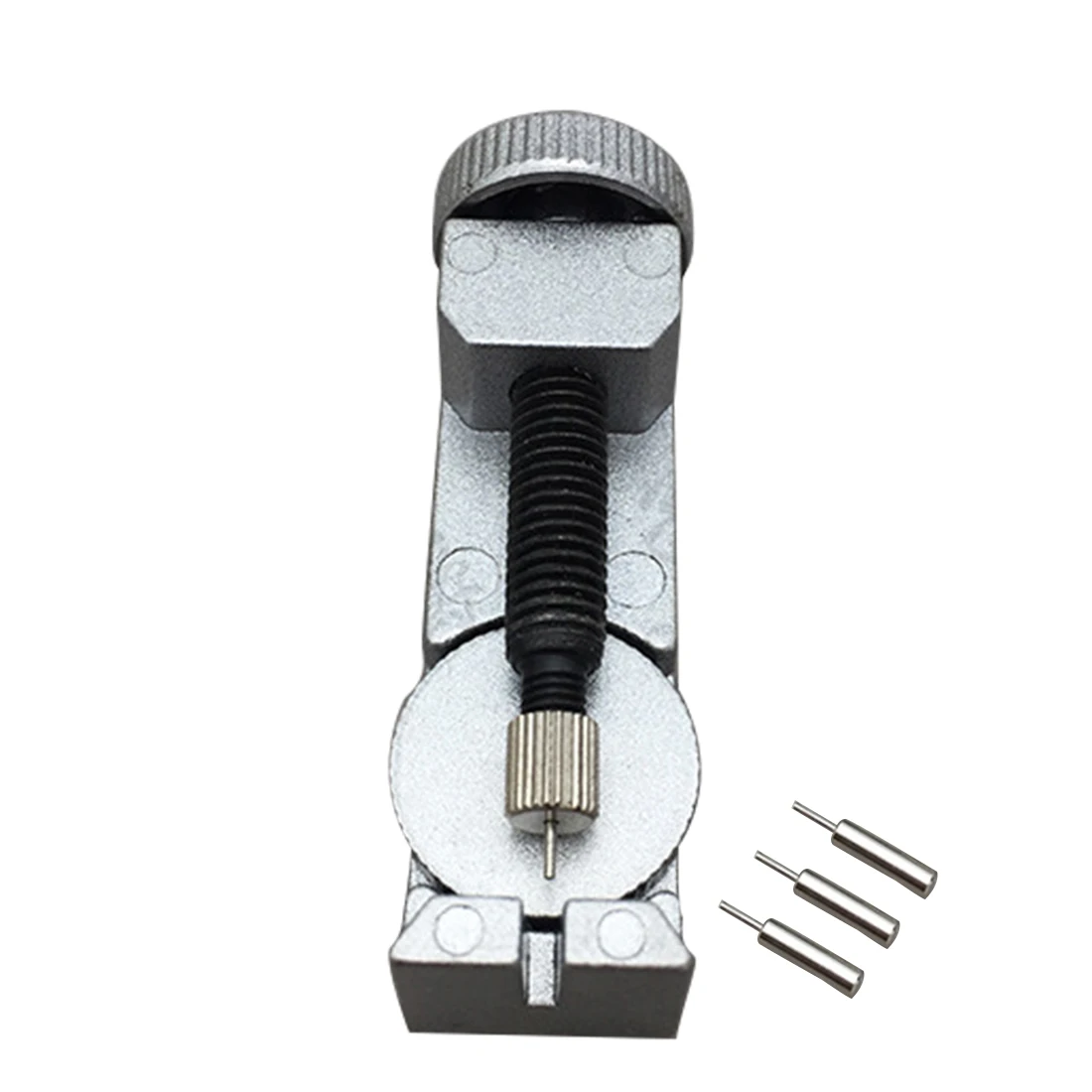 iTECHOR Metal Watch Band Link Pin Remover Watch Band Disassembly Hand Tool Set with 3 Spare Pins
