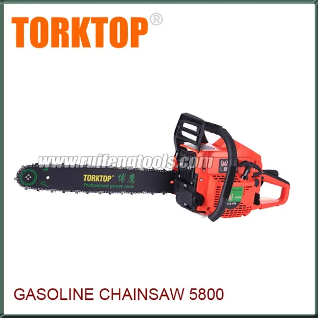 

TORKTOP 58cc 5800 chainsaw with 18"saw bar and chain free shipping