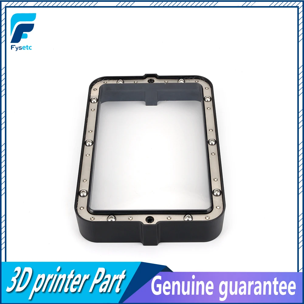 Anel de Aço Material da Cremalheira para a Impressora Anodizado do Vat da Resina de Alumínio com Filme de 5 3d do Fóton de Dlp Pces Preto Fep 178*120mm Sla