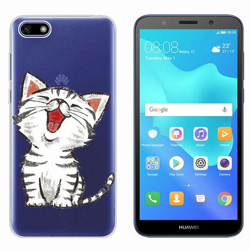 Cases For Huawei Honor 7S DUA-L22 Transparent Printing Drawing 