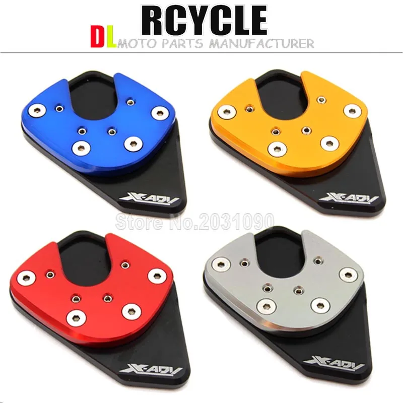 

CNC Side stand Extension kick stand enlarge Plate For Honda X-ADV XADV 2017 2018 Motorcycle Accessoreis 4 Colors Available