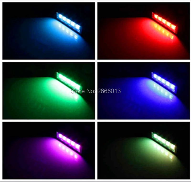 Мультиметр Автозвук Управление 100 Вт светодиодный RGB/белый Strobe Light для DJ Disco домашней вечерние шоу на сцене стробоскоп, 100 Вт светодиодный