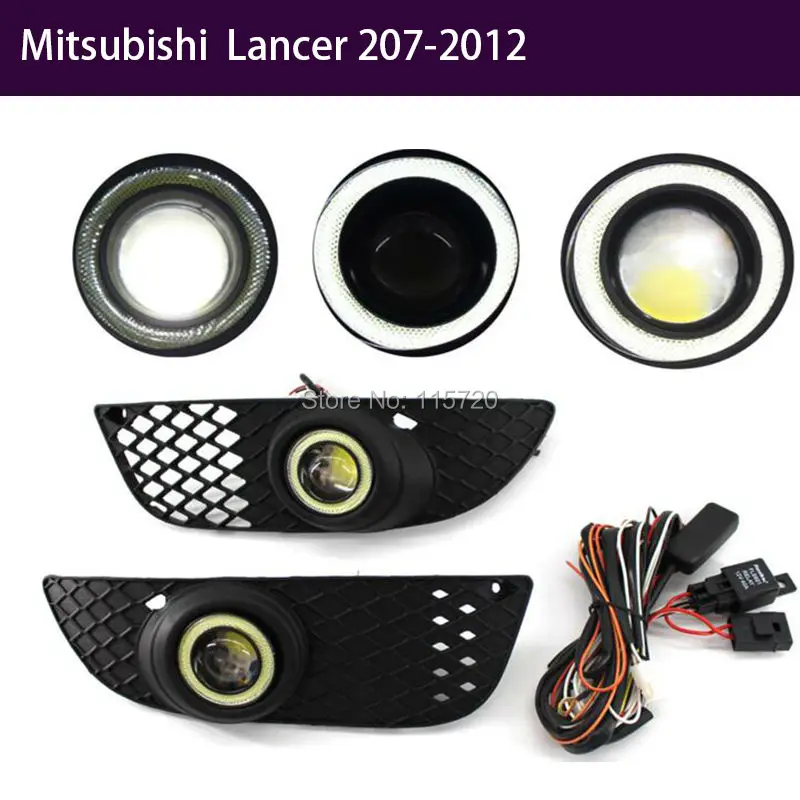 New Arrival One Pair Lower Bumper Grill Fog Lamps Grill Cover kit