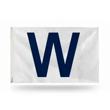 Chicago Cubs Team W Flag MLB Banner 3x5FT Win Fan Baseball Team Decor