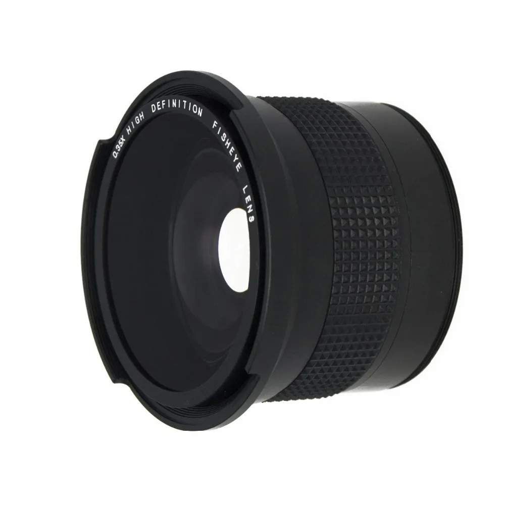 Lightdow 52 мм 0.35x рыбий глаз Супер широкоугольный+ макро объектив для Nikon D7100 D5200 D5100 D3100 D90 D60 С 18-55 мм объективом