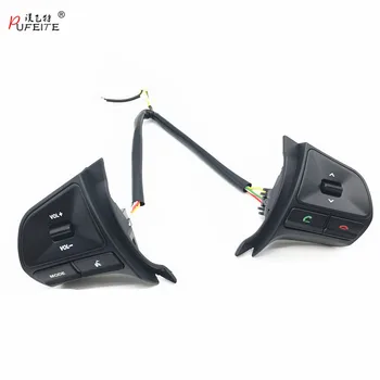 

PUFEITE Multi-function Buttons apply for KIA K2 RIO Car Steering Wheel Switch volume mode phone switches car styling