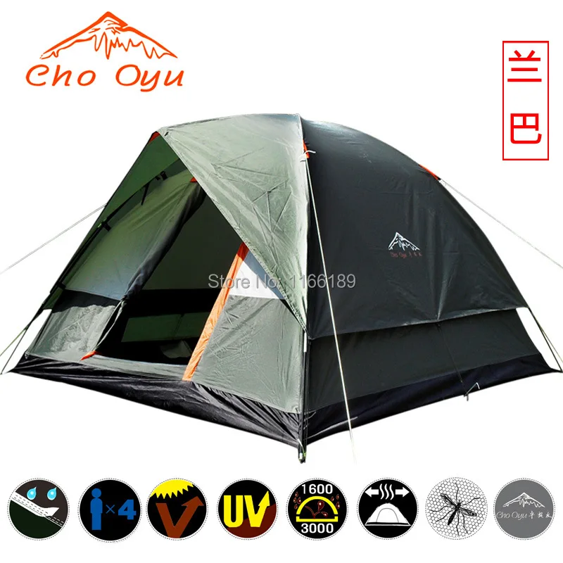 200200130cm 4 people family Outdoor camping tent double layer waterproof for hiking backpacking sightseeing travelling 200200130cm 4 people family Outdoor camping tent double layer waterproof for hiking backpacking sightseeing travelling