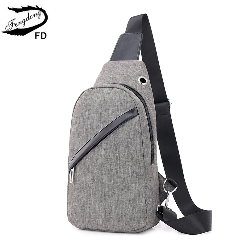 FengDong boys small crossbody bag men 