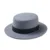 Brand New Wool Boater Flat Top Hat For Women's Felt Wide Brim Fedora Hat Laday Prok Pie Chapeu de Feltro Bowler Gambler Top Hat