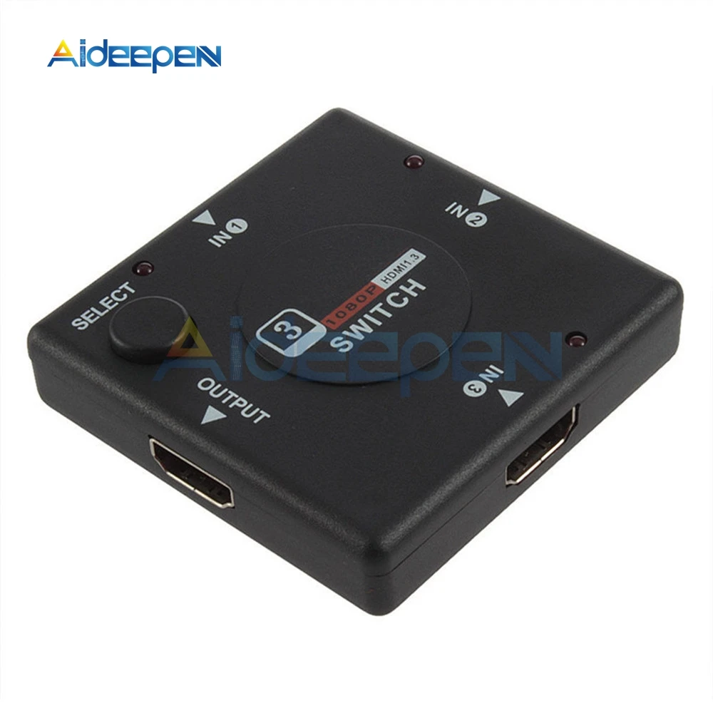 3 входа 1 выход HDMI переключатель сплиттер порт для PS3 PS4 Android 1080P концентратор