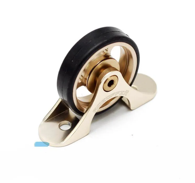 Top 1 pcs Superlight Bicycle Easywheel for Brompton Rear Mudguard Rollers fender Wheels 20g/pcs 8