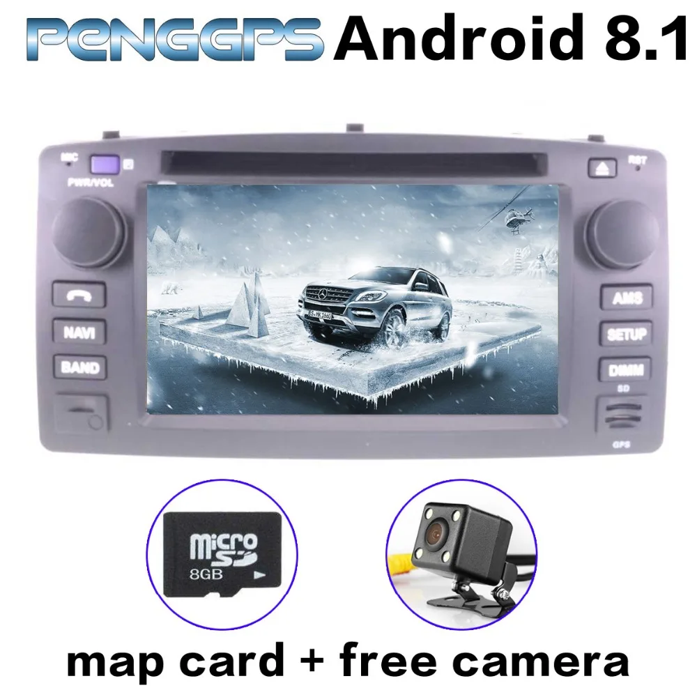 Excellent Octa Core Android 8.1 Car Radio for Toyota Corolla 2001-2006 GPS Navigation CD DVD Player 2 Din Radio IPS Screen 1080P Video FM 0 Excellent Octa Core Android 8.1 Car Radio for Toyota Corolla 2001-2006 GPS Navigation CD DVD Player 2 Din Radio IPS Screen 1080P Video FM 0