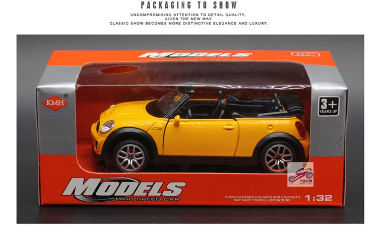 Высокая имитация Изысканные детские игрушки \ трансформер Mini Cooper s модель 1:32 Сплав модель автомобиля подарки