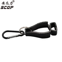 Пластиковые перчатки держатель зажим POM многоцветные защитные перчатки зажим для работы перчатки карабин из алюминиевого сплава 10 шт \ Лот