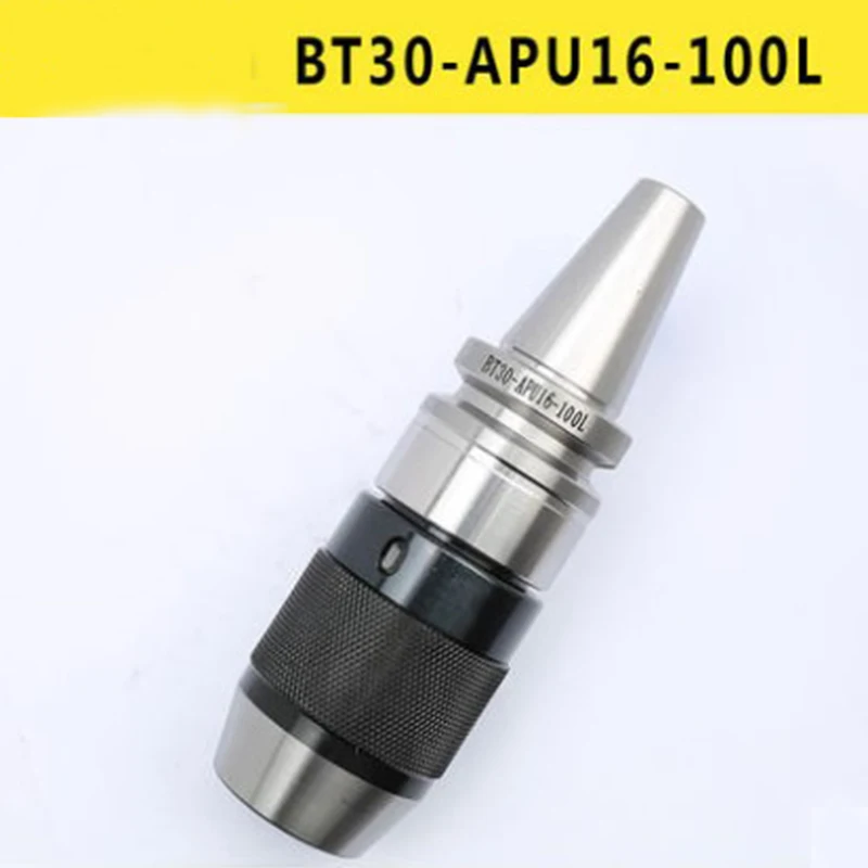 

Tools holder BT30 APU16 Range:1-16mm BT30 APU08 APU13 1-13mm Integrated keyless self tight Drill chuck for CNC machine drill