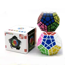 Shengshou 65 мм пластиковая Игра Головоломка Megaminx скоростной магический куб Развивающие игрушки для детей