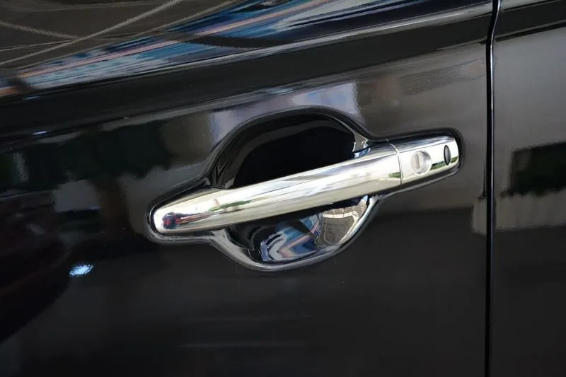 Для Mitsubishi ASX 2010- хромированная Дверная ручка Крышка 2011 2012 2013 аксессуары наклейки для автомобиля Стайлинг автомобиля