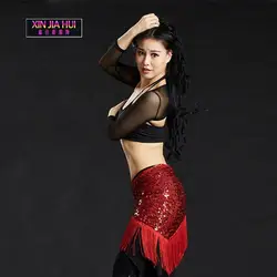 Блестящие рыбные весы стиль блёстки хип шарф танец живота одежда для продажи женские красивые репетиция тацев наборы ухода за кожей